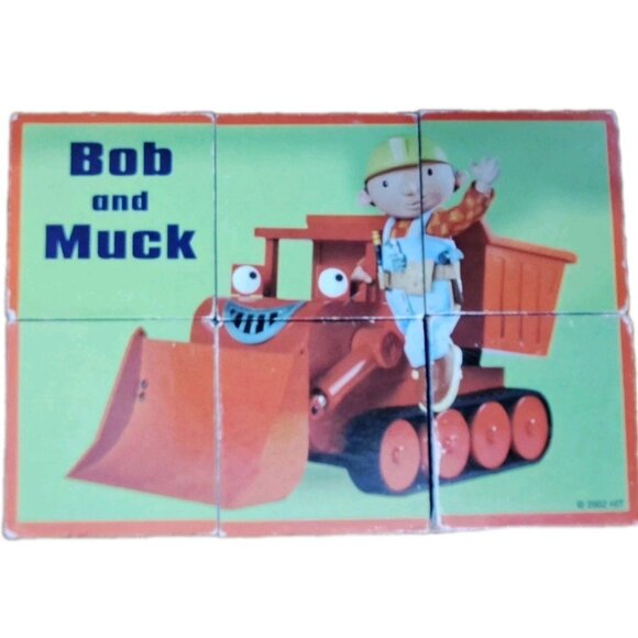 Bob the Builder Six Cube Puzzle in Carry Case - Picture 1 of 9